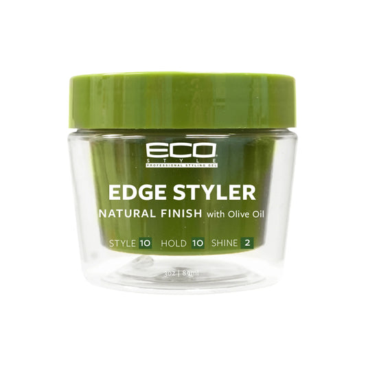 Eco Style Edge Styler Natural Finish with Olive Oil, 3. Oz, Unisex, for Edges, Moisturizing