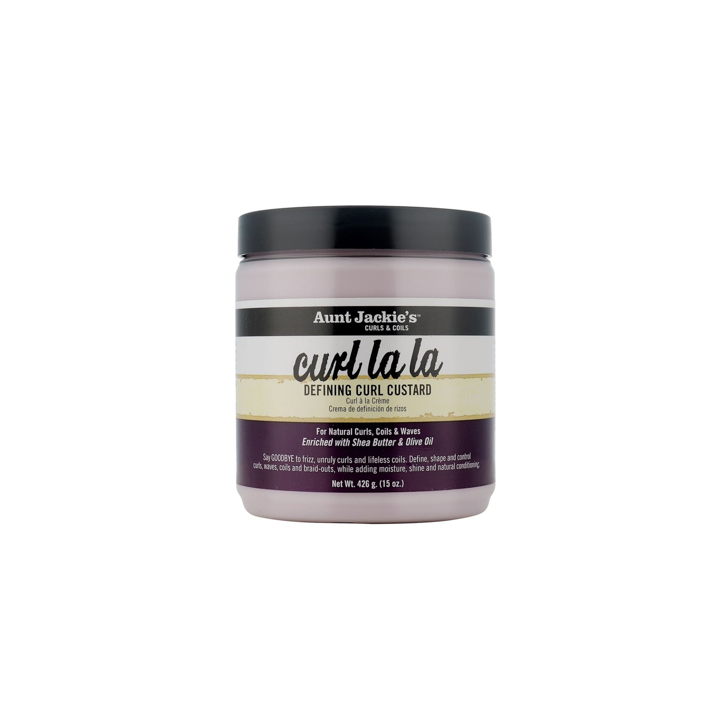 Curl La La Moisturizing Shine Enhancing Hair Defining Custard Cream, 15 Oz