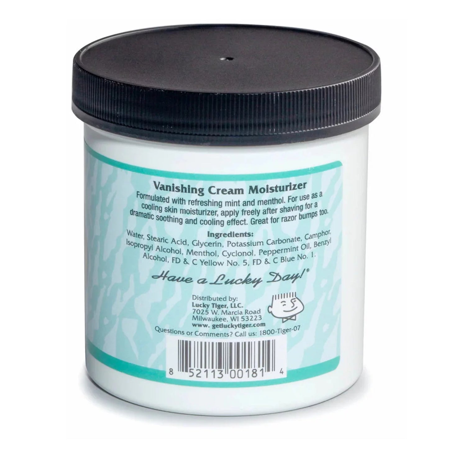 Menthol Mint Vanishing Cream, 12 Oz