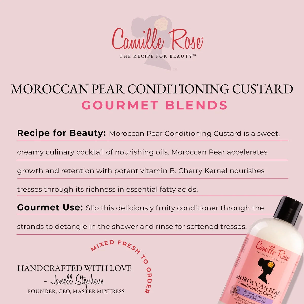 Moroccan Pear Hair Conditioning Custard 12 Oz