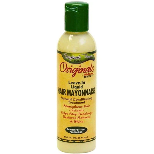 Originals by Africa'S Liquid Hair Mayonnaise Leave-In Conditioner, 6 Fl Oz, Normal Hair, Moisturizing