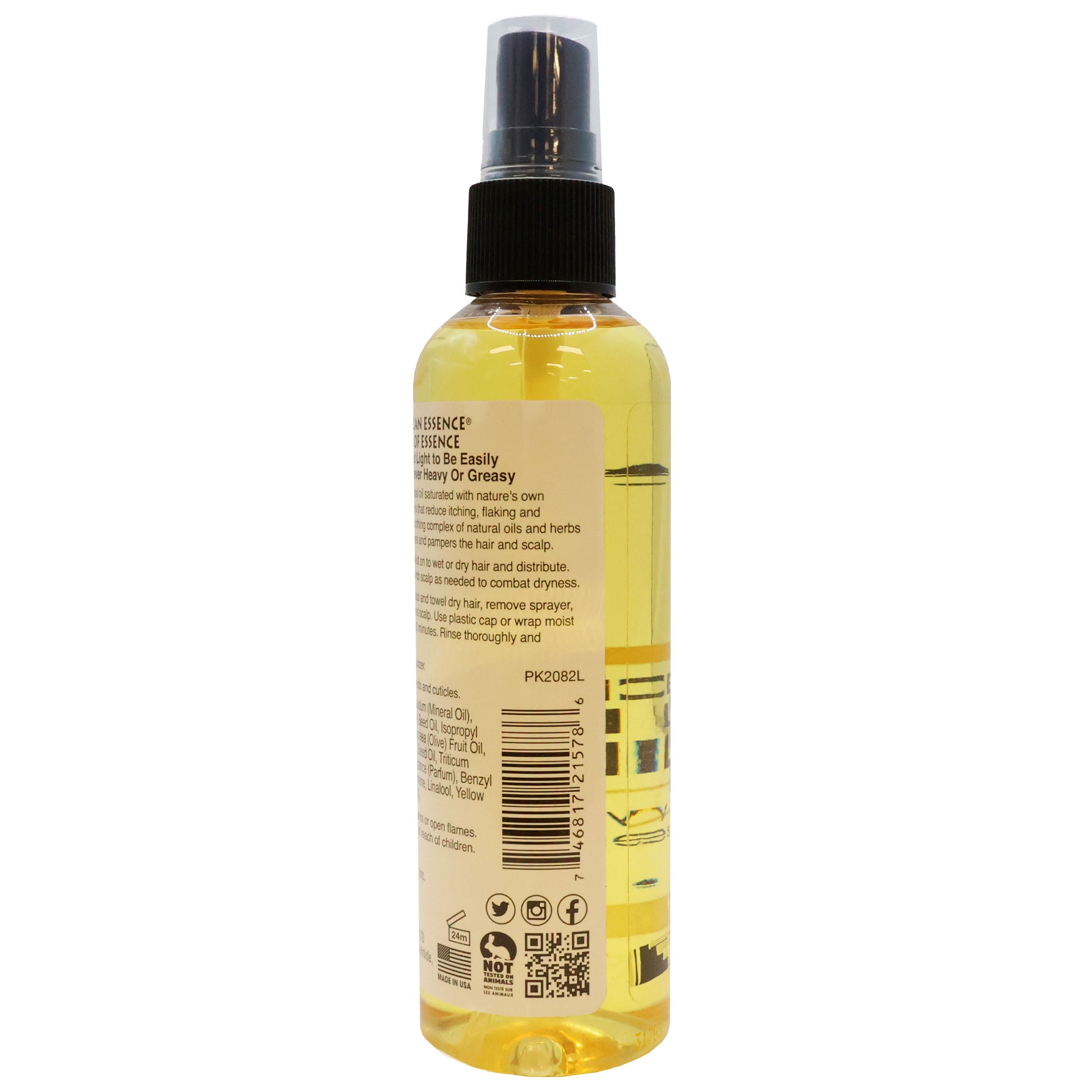 Oil of Essence Natural Herbal Hair Oil 4 Oz.