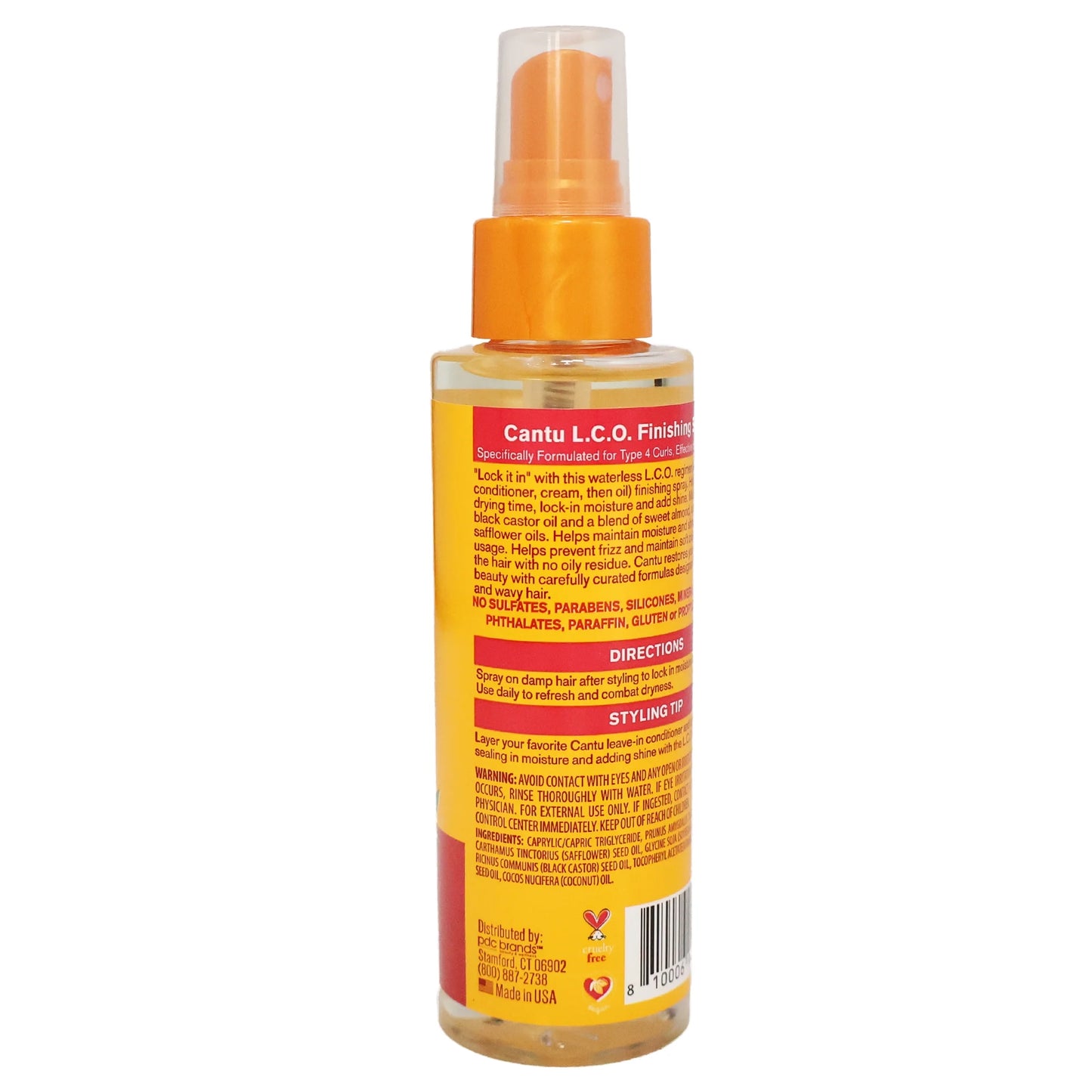 Jamaican Black Castor Oil Finishing Spray, 4 Oz.