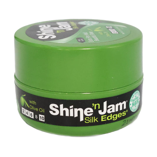 Shine N Jam Silk Edges Olive Oil, 2 Oz.