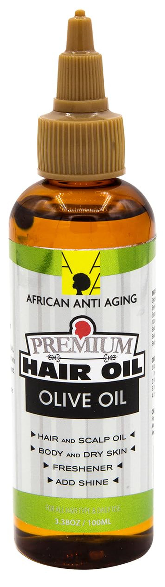 Premium Hair Oil Olive Oil 3.38 Oz (Pack of 3)