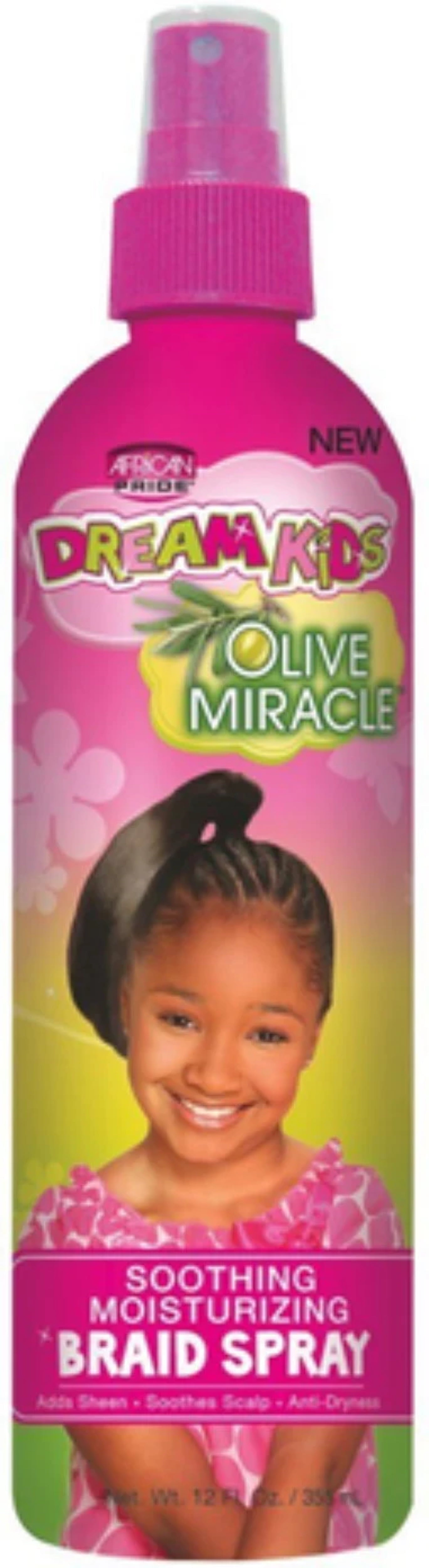 Dream Kids Olive Miracle Soothing Moisturizing Braid Spray 12 Oz