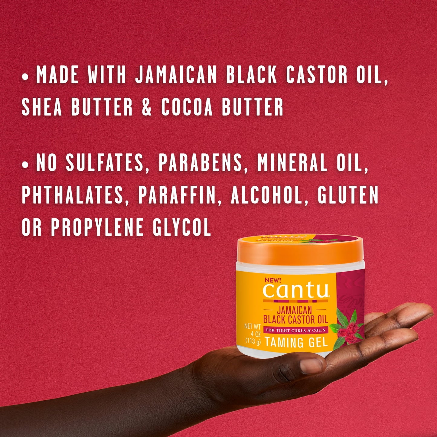 Jamaican Black Castor Oil Taming Gel, 4 Oz.