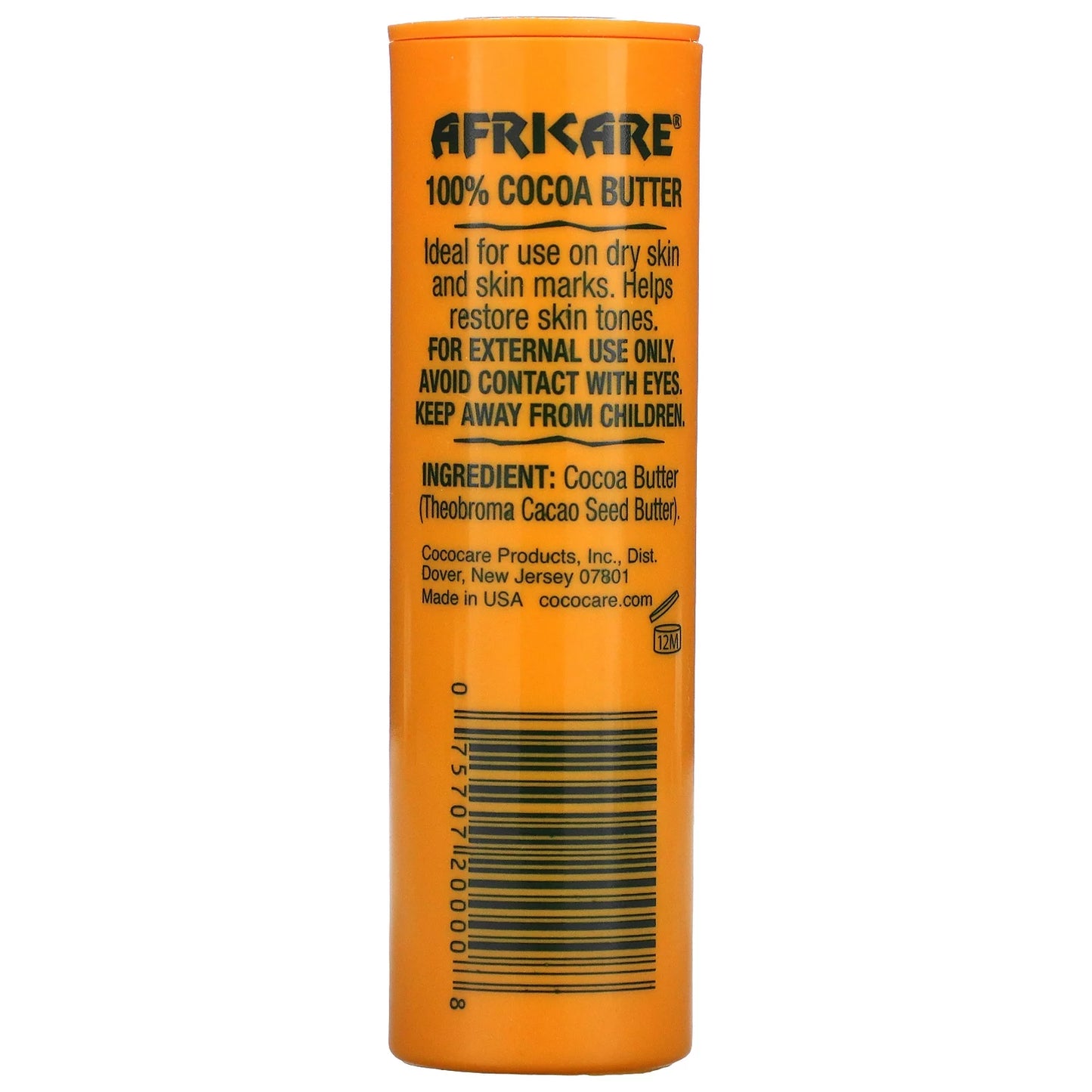 Africare 100 Cocoa Butter Sticks, 1 Oz. Pack of 12