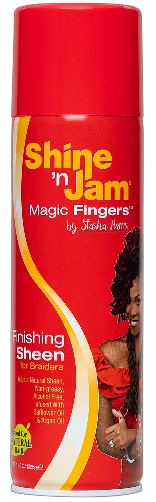 ® Magic Fingers® Unisex Finishing Sheen for Braiders, Moisturizing, 11.5Oz, Hair Spray