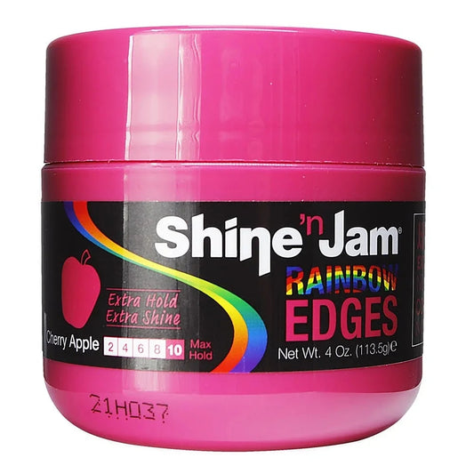 Shine N Jam Rainbow Edges, Cherry Apple, 4 Oz., Pack of 3