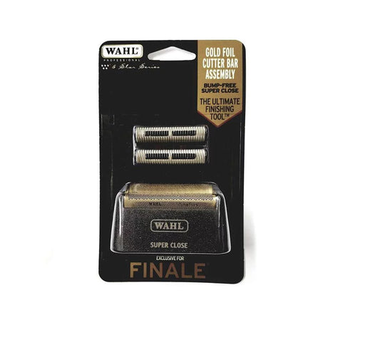 Professional 5 Star Series Finale Shaver Replacement Super Close Gold Foil & Cutter Bar Assembly, Hypo-Allergenic, Super Close, Bump Free Shaving for Professional Barbers and Stylists-Model 7043