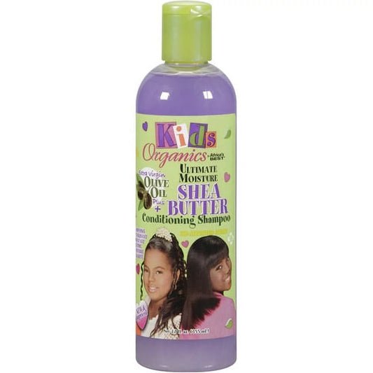 Kids Originals by Africa’S Best Ultimate Moisture Shea Butter Conditioning Shampoo, 12 Fl Oz , All Hair Type, Moisturizing