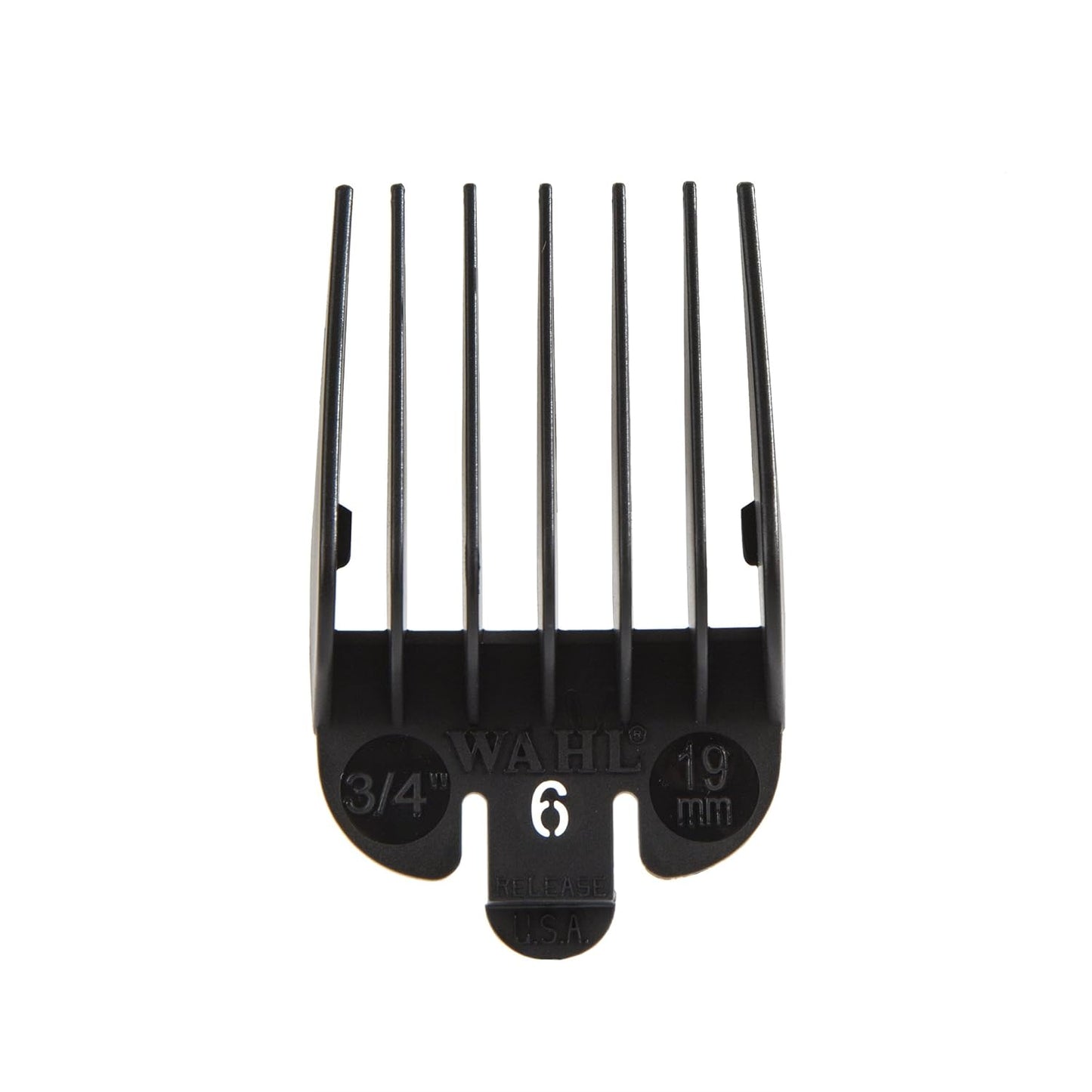 #6 Guide Comb Attachment - 3/4" (19.0Mm) - 3174-001 - Great for Professional Stylists and Barbers - Black in Color