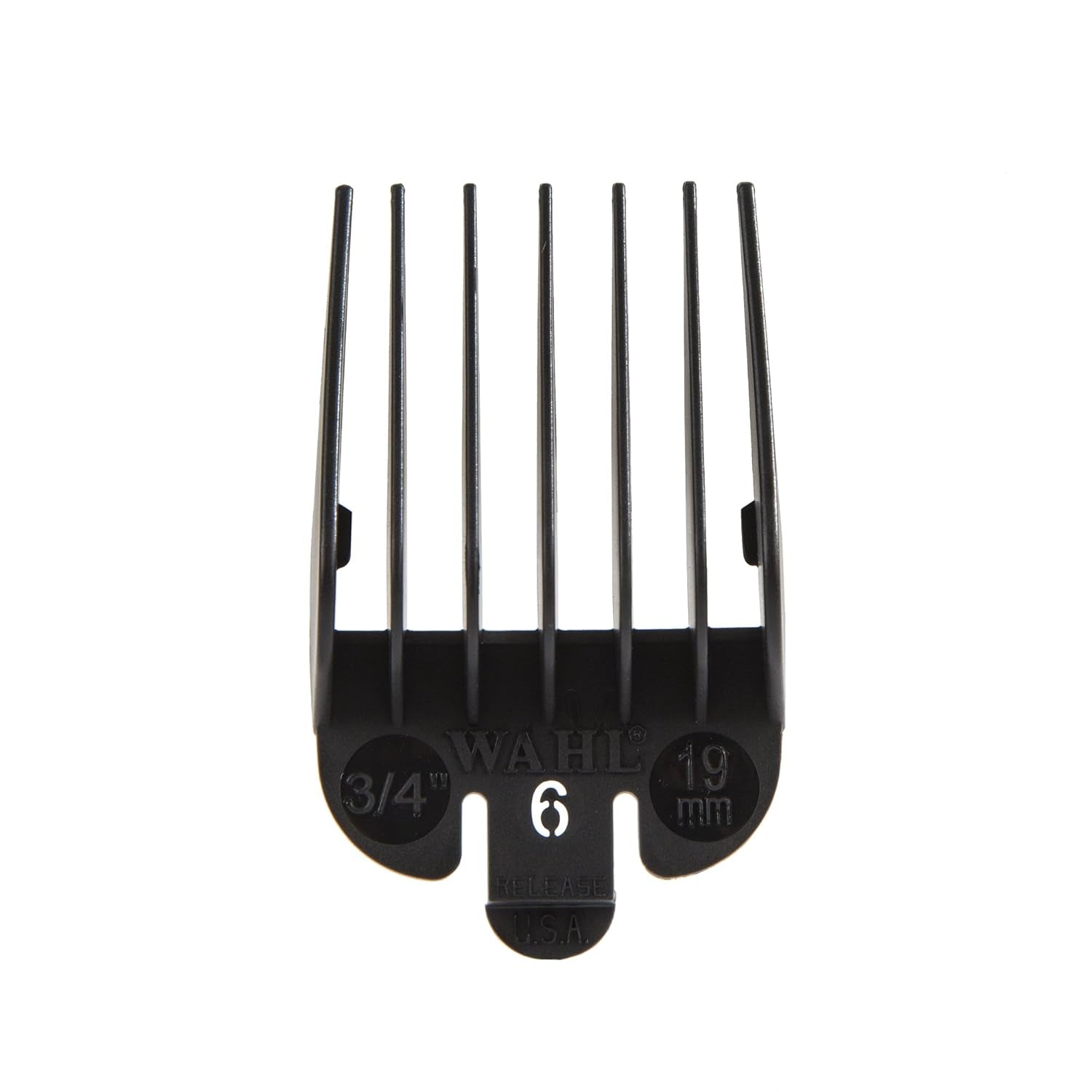 #6 Guide Comb Attachment - 3/4" (19.0Mm) - 3174-001 - Great for Professional Stylists and Barbers - Black in Color