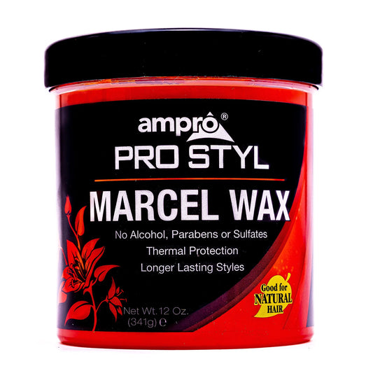 Pro-Styl Marcel Wax, 12 Oz, All Hair Type, Frizz Control, Moisturizing, Unisex