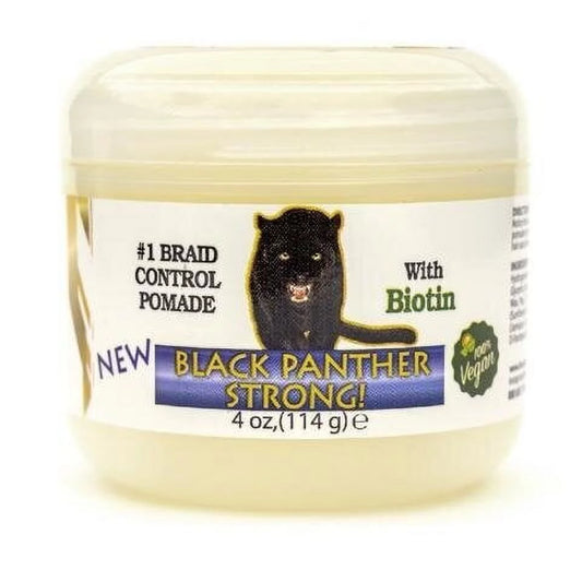 Black Panther Strong Vegan Edge Control with Biotin, 4 Oz