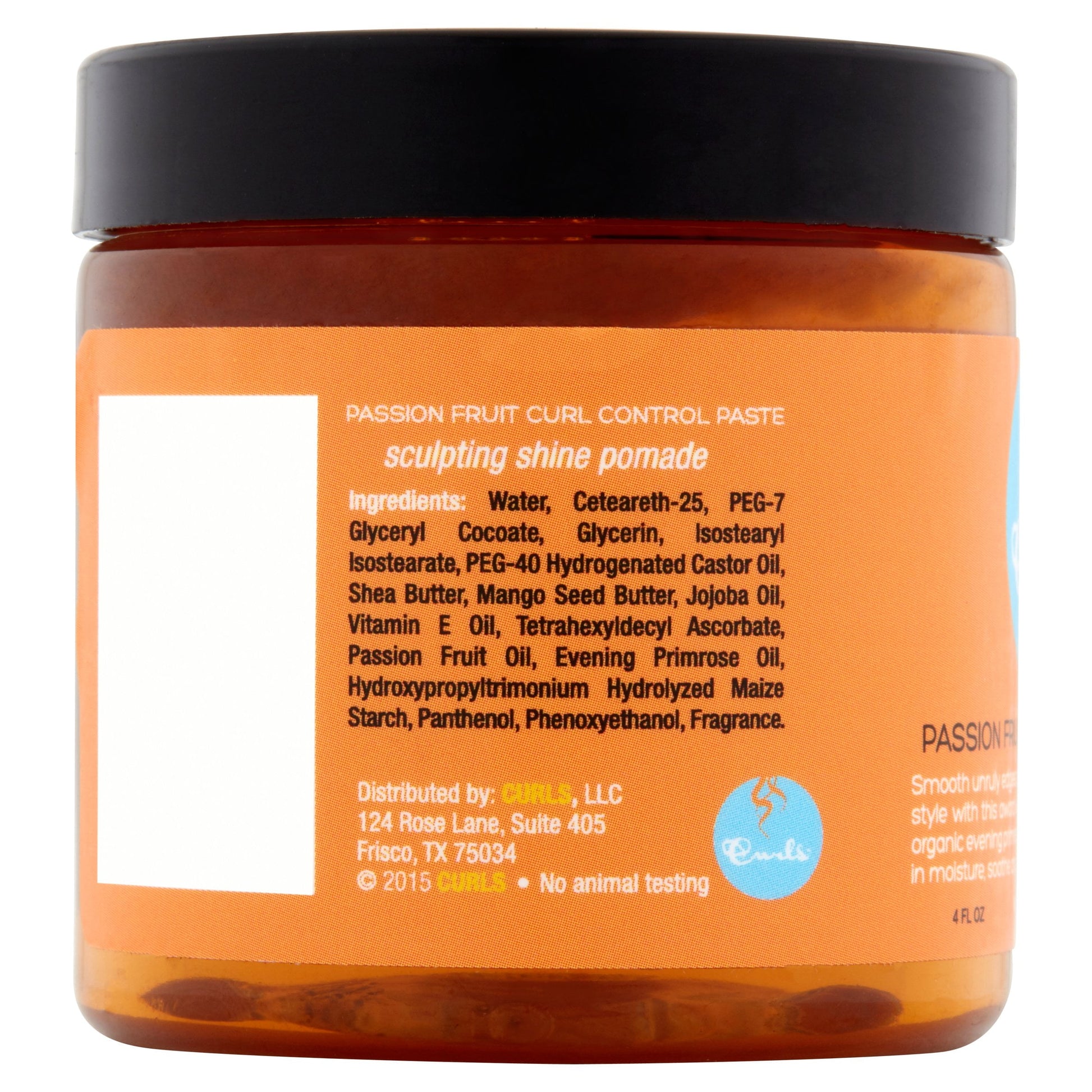 Passion Fruit Curl Control Paste for All Hair Types 4 Fl Oz