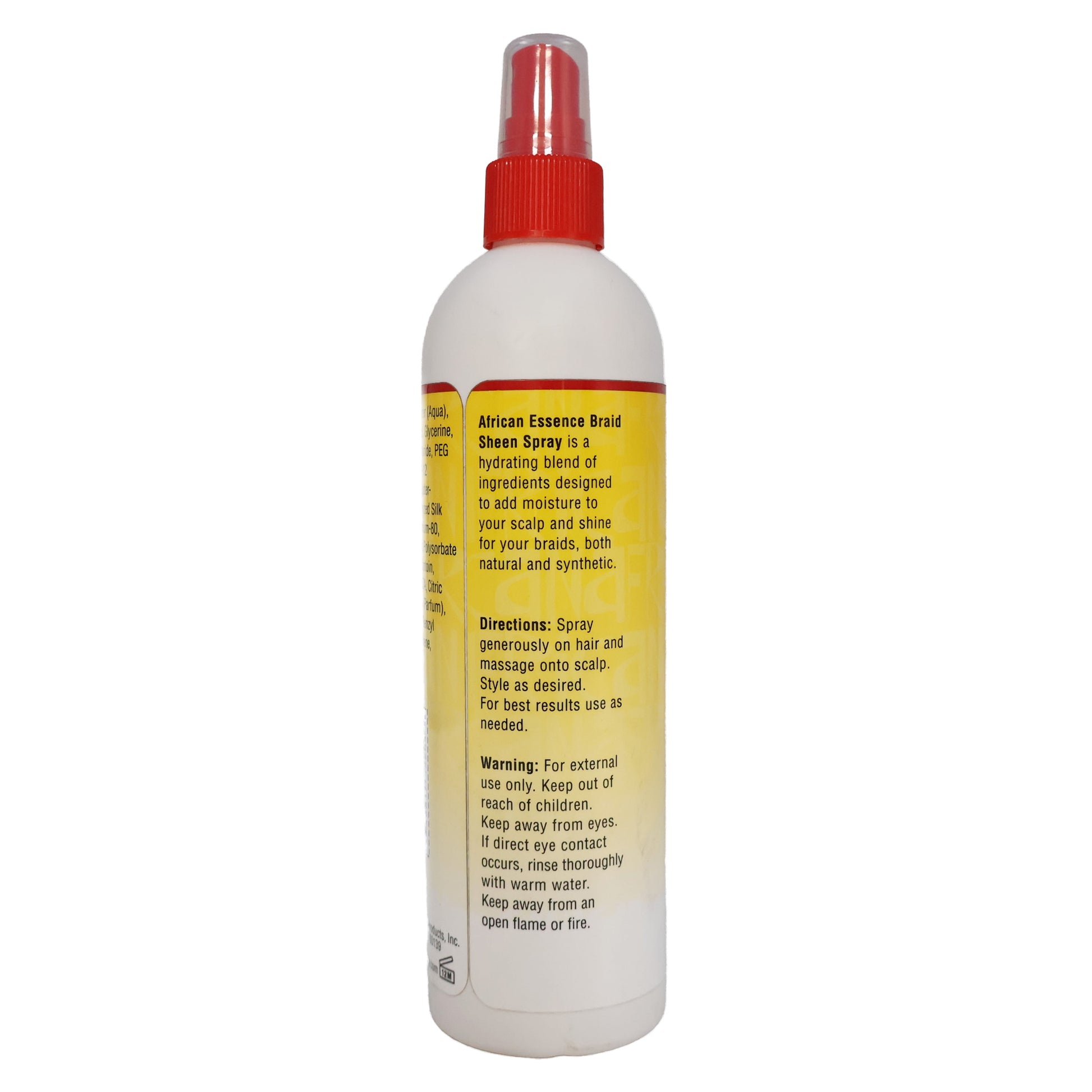 Braid Sheen Spray, 12 Oz