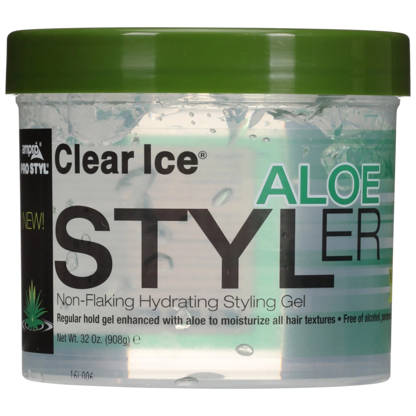 Clear Ice Styling Gel [ ALOE OIL ] 32 Oz. *  *