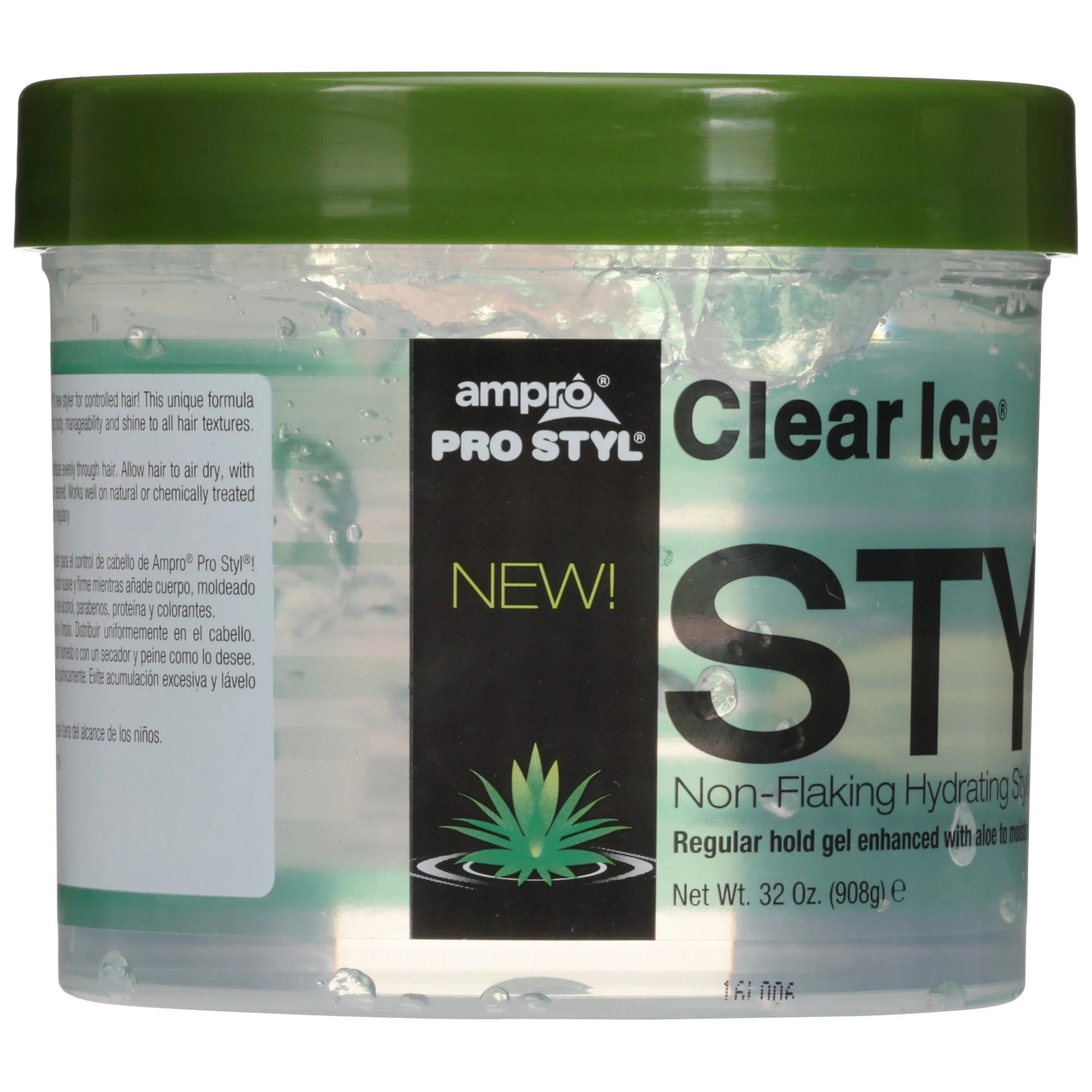 Clear Ice Styling Gel [ ALOE OIL ] 32 Oz. *  *