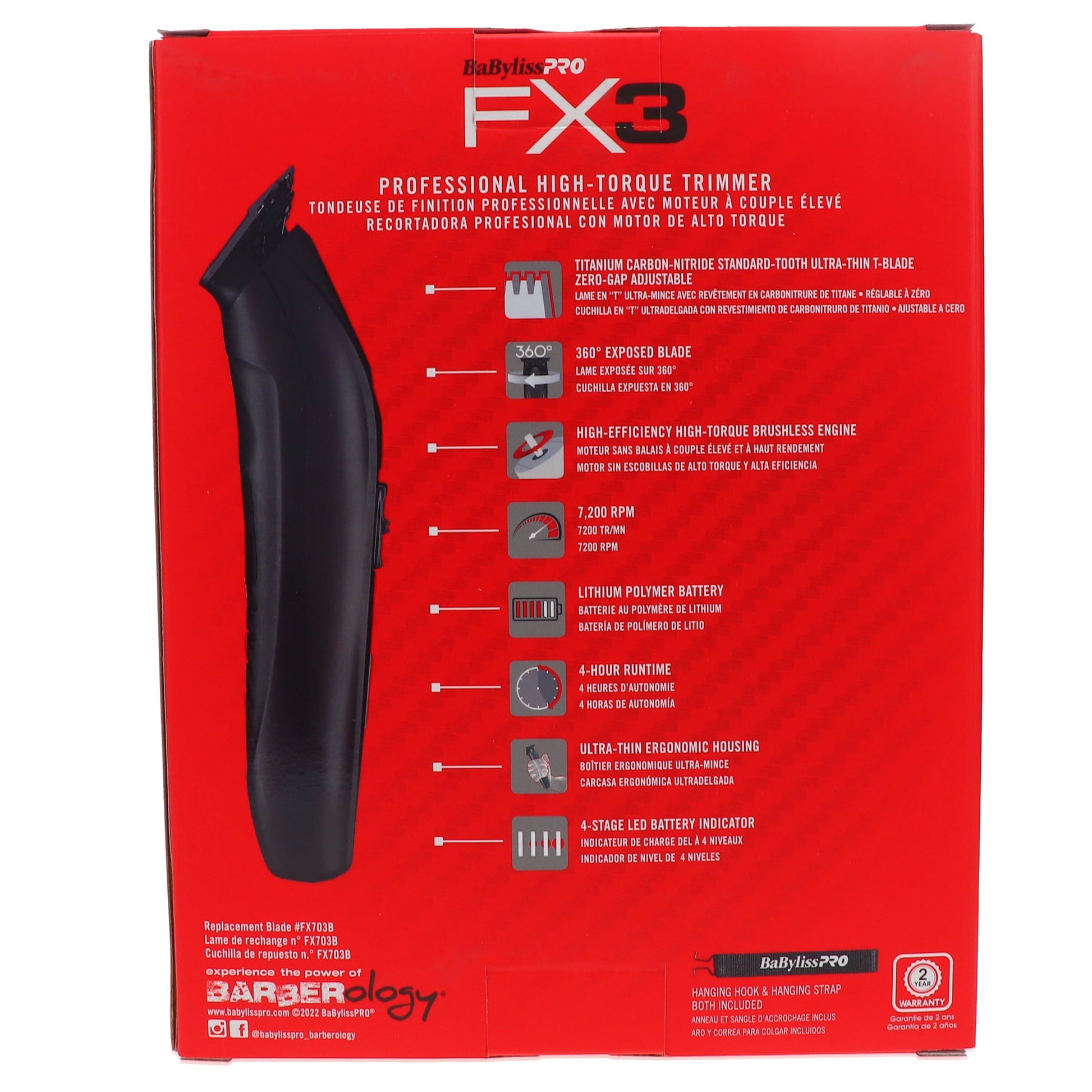 FX3 Professional Hi Torque Trimmer