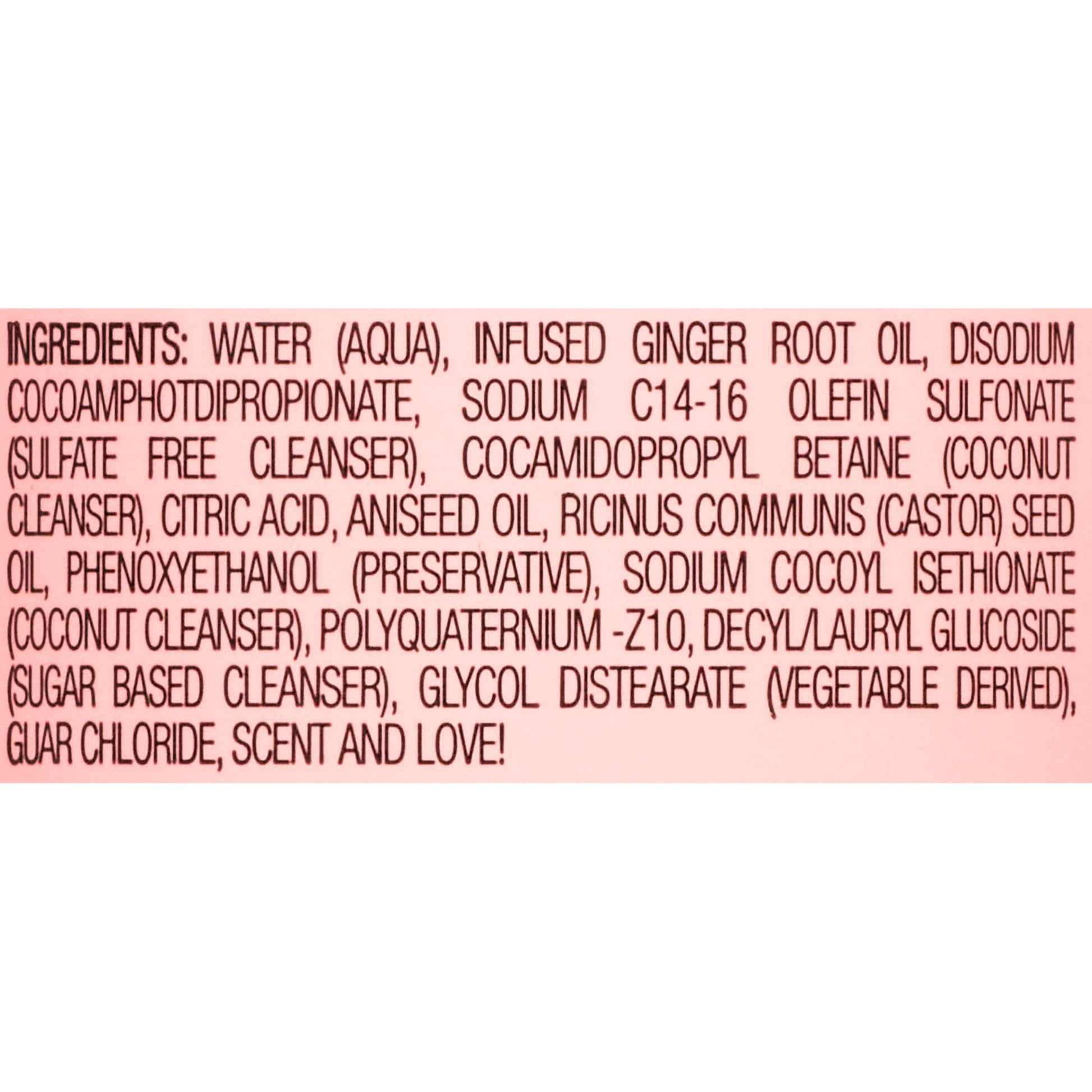 Sweet Ginger Cleansing Rinse, 12 Oz