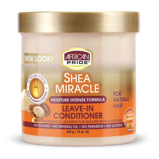 Shea Butter Miracle Leave-In Conditioner, 15 Ounce, Curly Hair, Moisturizing