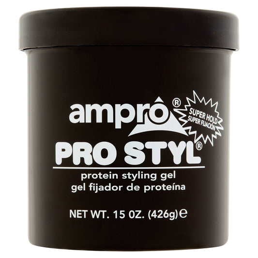 Pro Styl Super Hold Protein Styling Gel, 15 Oz., Moisturizing, Unisex