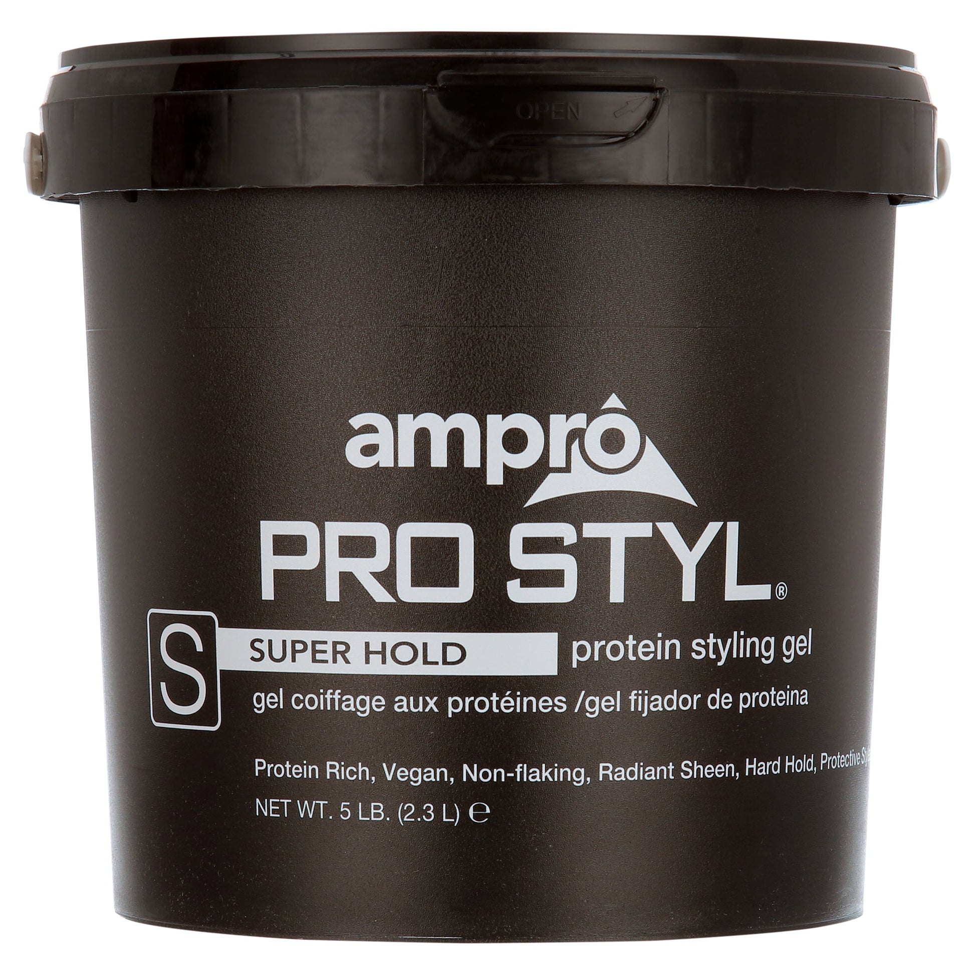 Pro Styl® Super Hold Protein Styling Gel, Resistant Hair Textures, 5 Lb. , Moisturizing, Unisex