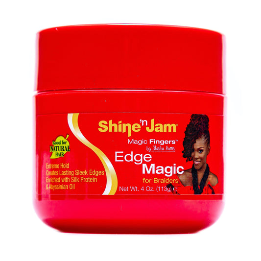 Shine 'N Jam® Magic Fingers® Edge Magic Gel, Frizz Control, 4 Oz., Female