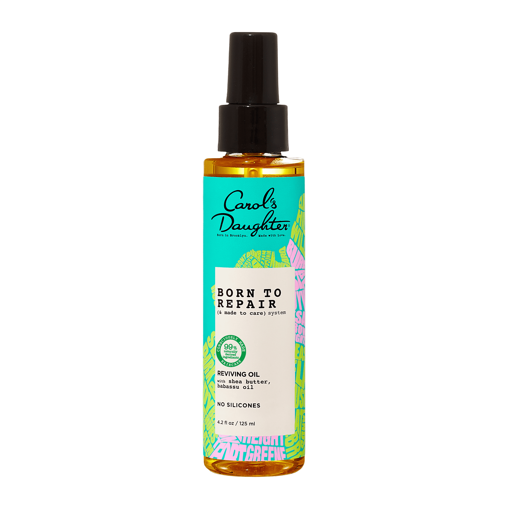 Born to Repair Reviving Nourishing Hair Oil, for Curly Hair, with Shea Butter, 4.2 Fl Oz