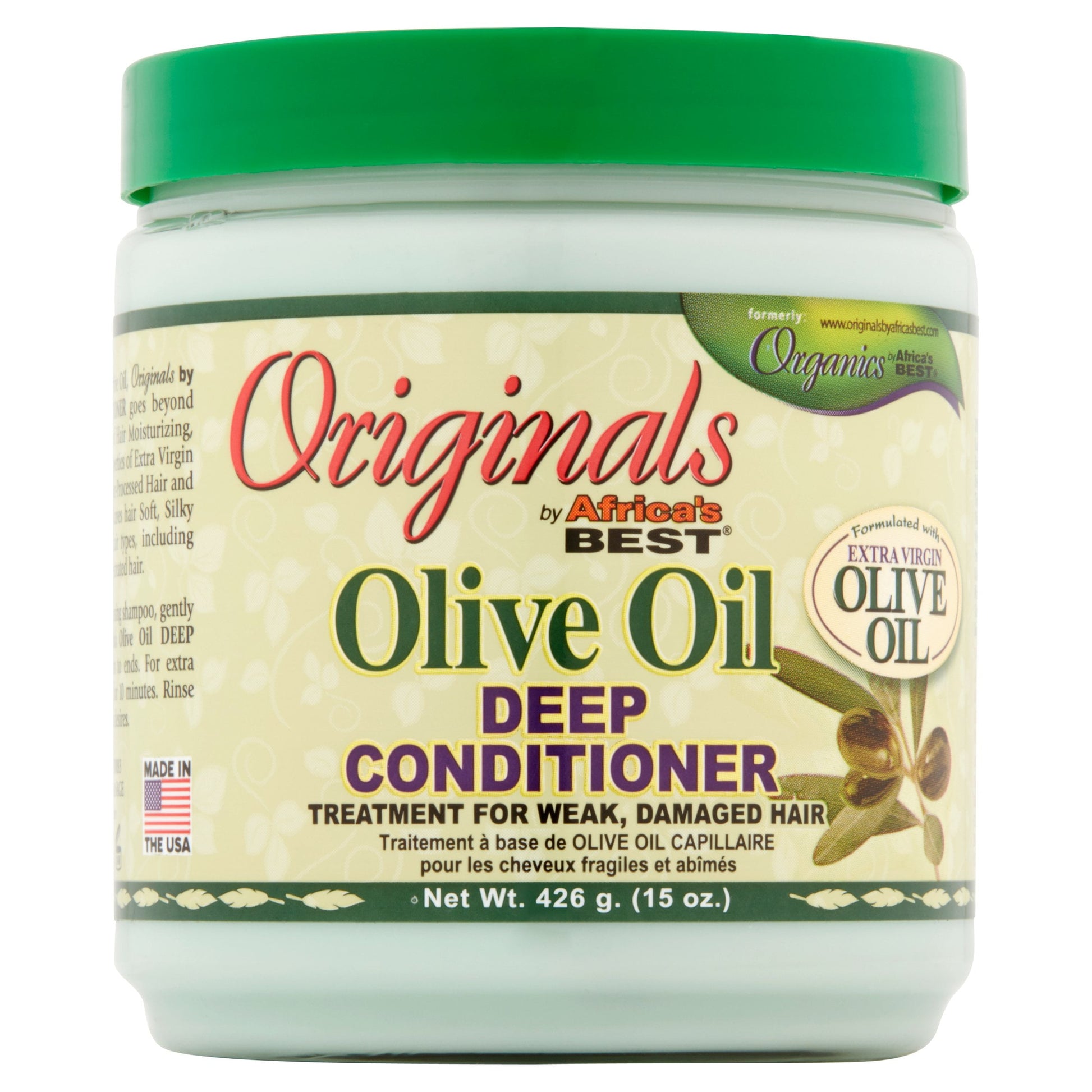 Originals by  Olive & Shea Deep Conditioner Masque, Dry Damaged Hair, 15 Oz, Moisturizing