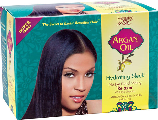 Hydrating Sleek No Lye Relaxer Argan Oil, Super