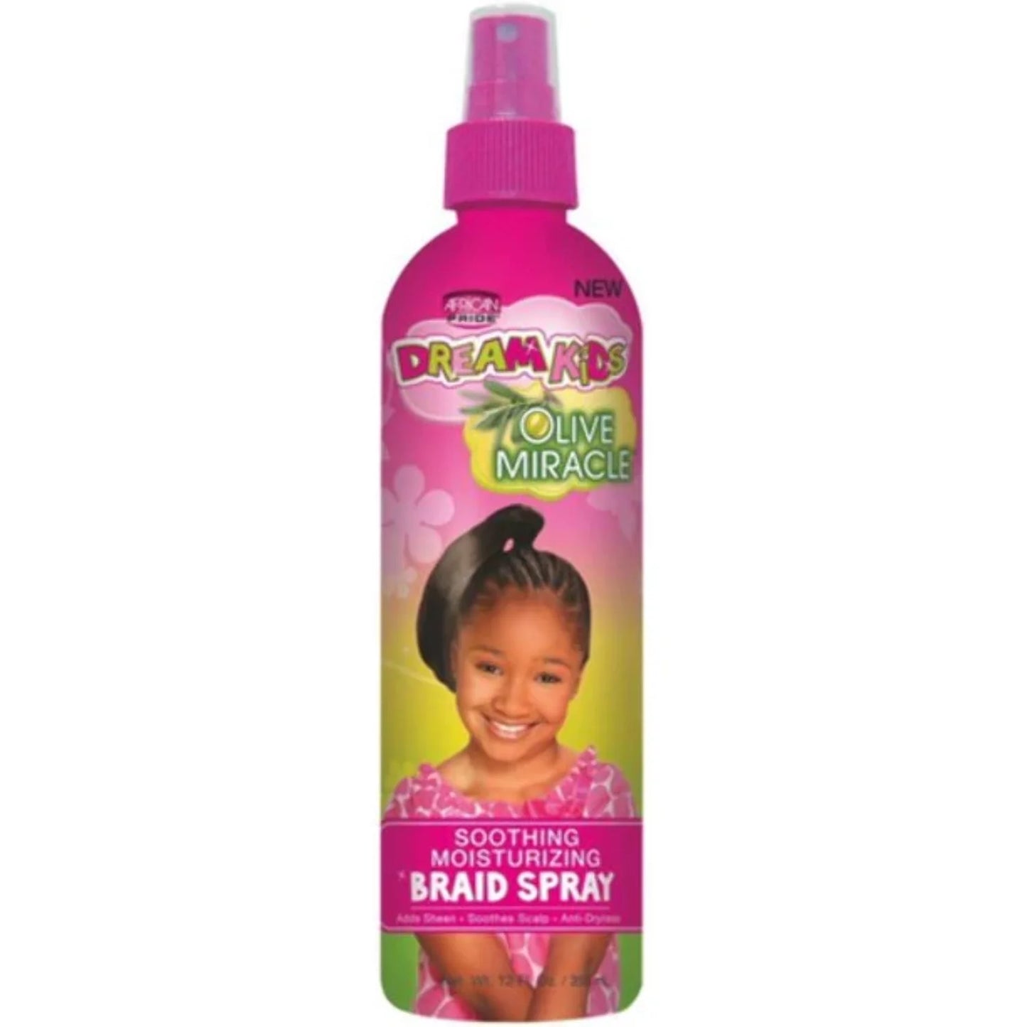 Dream Kids Olive Miracle Soothing Moisturizing Braid Spray 12 Oz