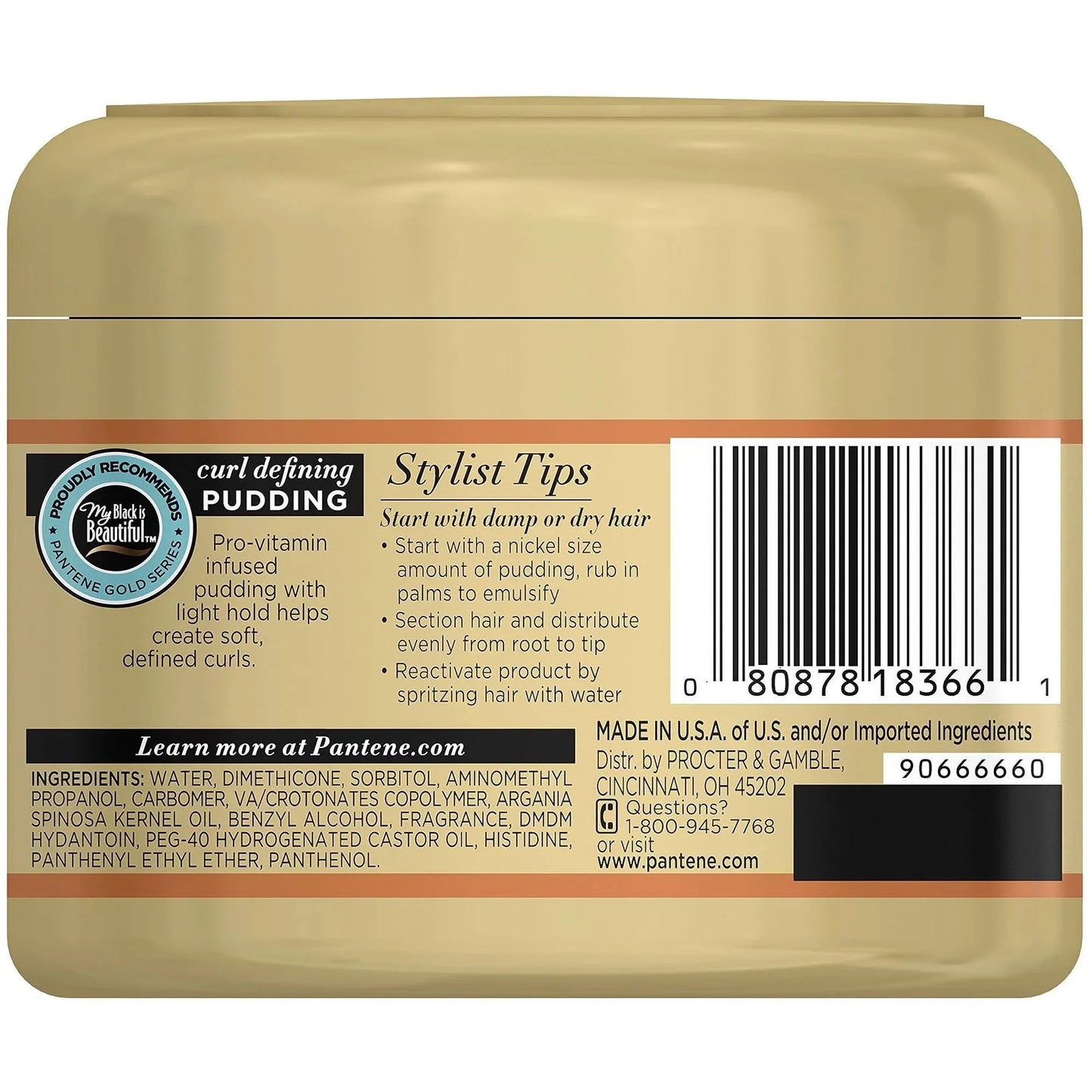 Gold Series Curl Defining Pudding, 7.6 Oz.