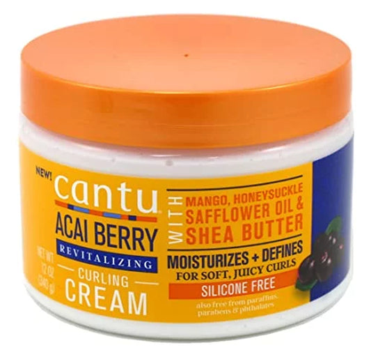 Acai Berry Curling Cream Revitalizing, 12 Oz