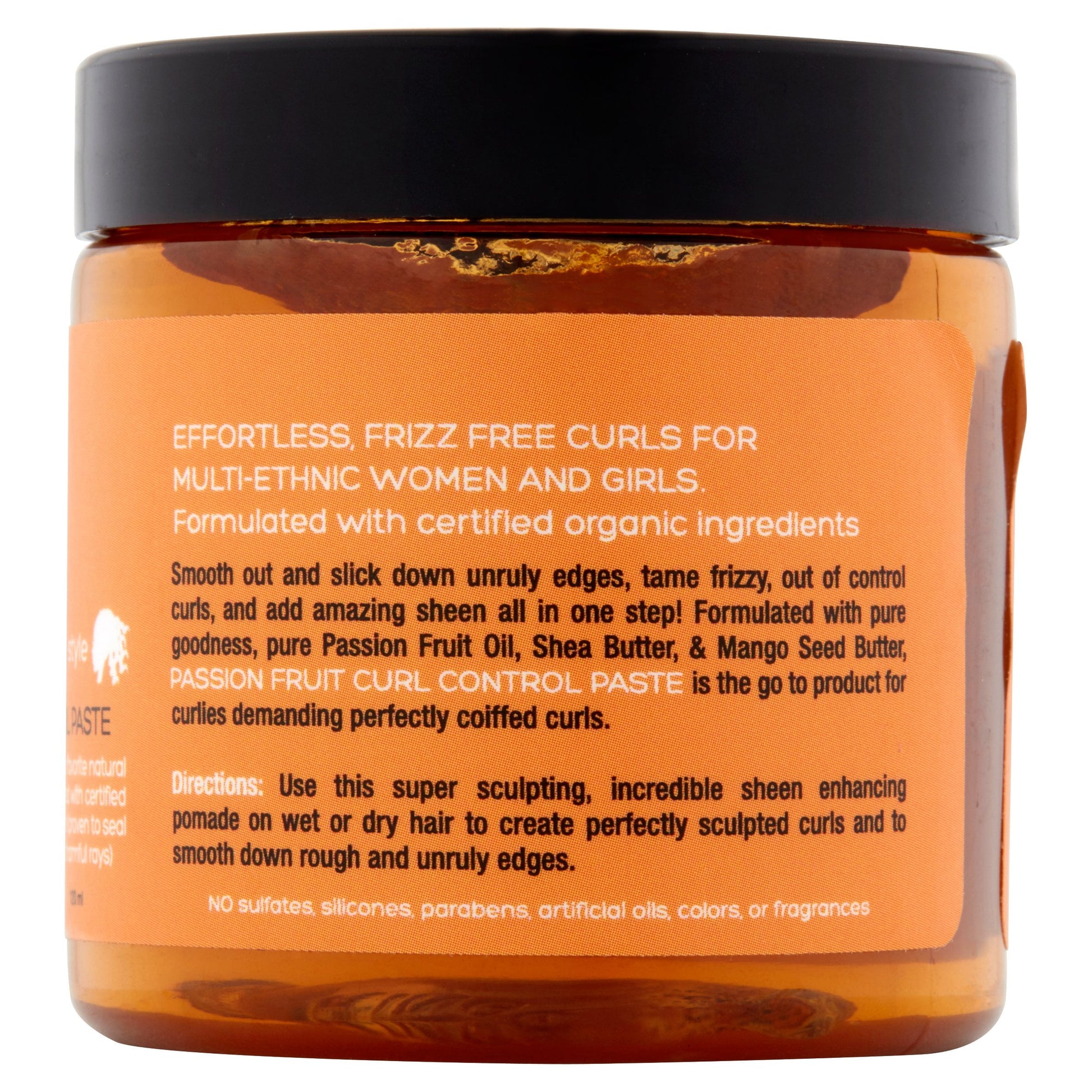 Passion Fruit Curl Control Paste for All Hair Types 4 Fl Oz