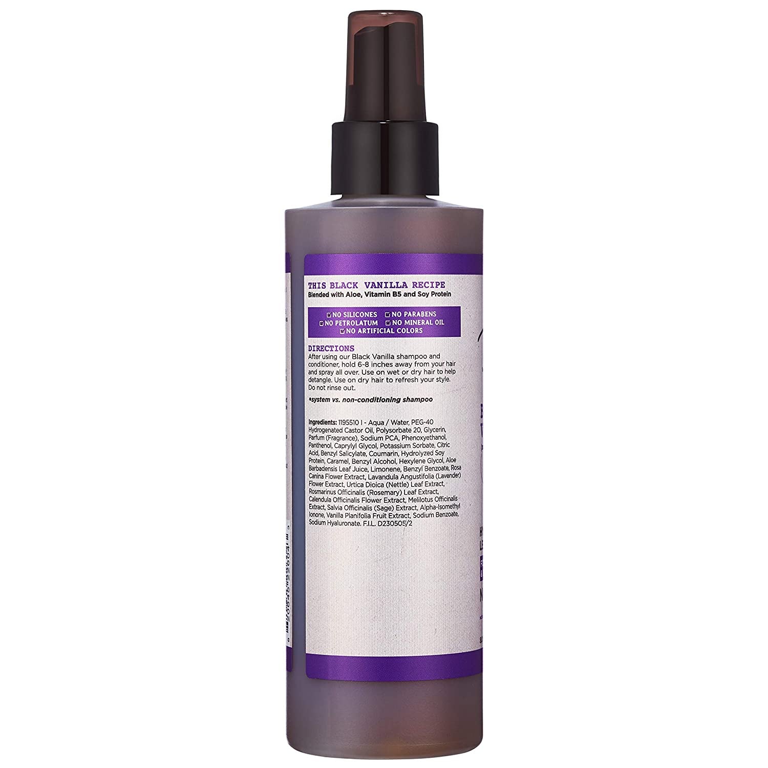 Carol’S Daughter Black Vanilla Moisture and Shine Leave in Conditioner, 8 Oz