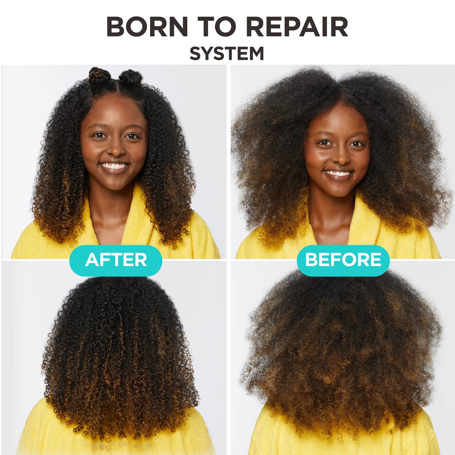 Born to Repair Reviving Nourishing Hair Oil, for Curly Hair, with Shea Butter, 4.2 Fl Oz