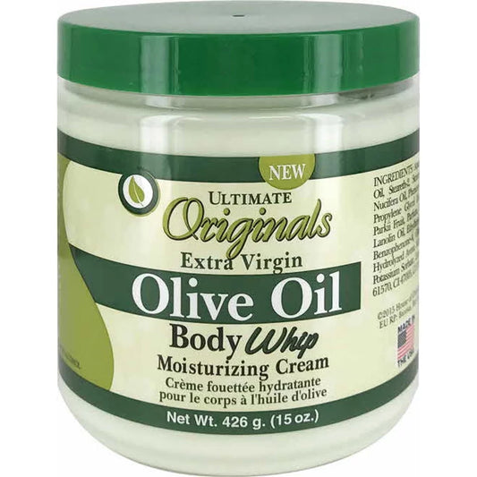 Ultimate Organic Olive Oil Body Whip Cream, 15 Oz.