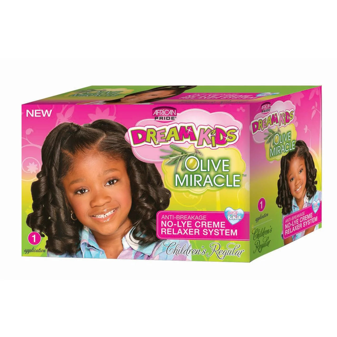 Dream Kids Olive Miracle Children'S Regular No-Lye Relaxer Kit