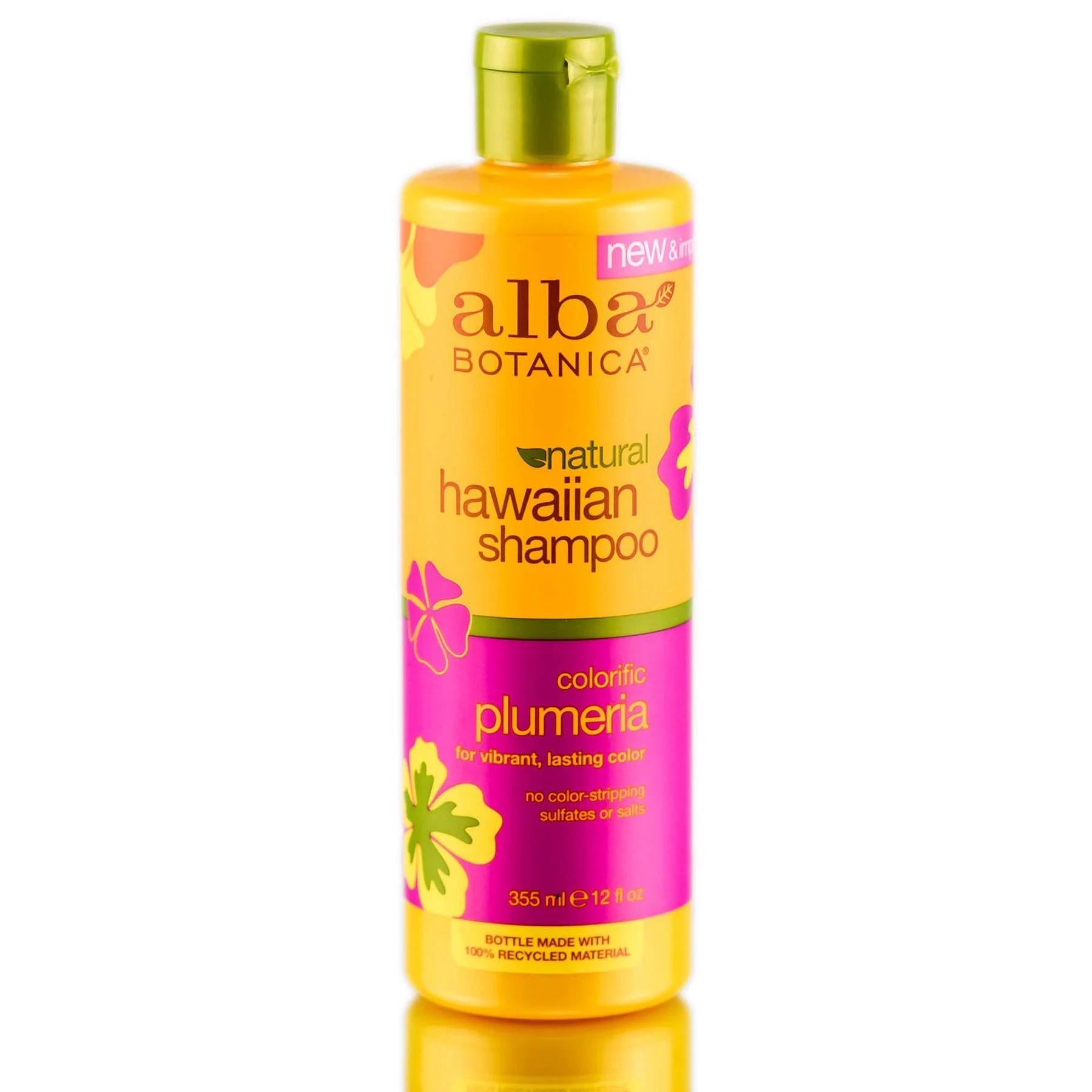 Hawaiian Natural Shampoo Colorific Plumeria - 12 Fl Oz