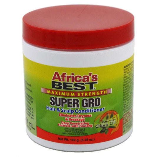 Super Gro Hair & Scalp Conditioner, Maximum Strength, 5.25 Oz.