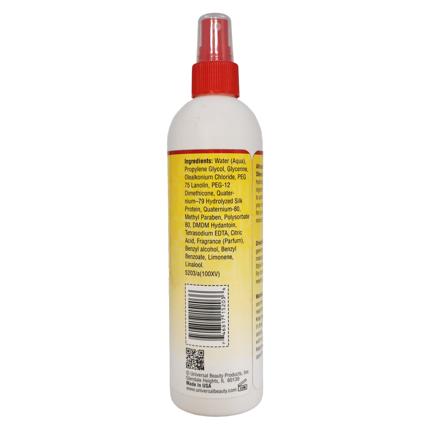 Braid Sheen Spray, 12 Oz