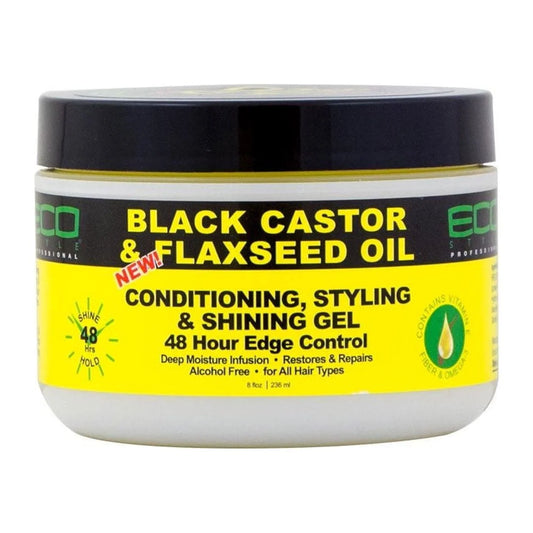 Black Castor and Flaxseed Oil 48 Edge Control Gel 11 Oz.