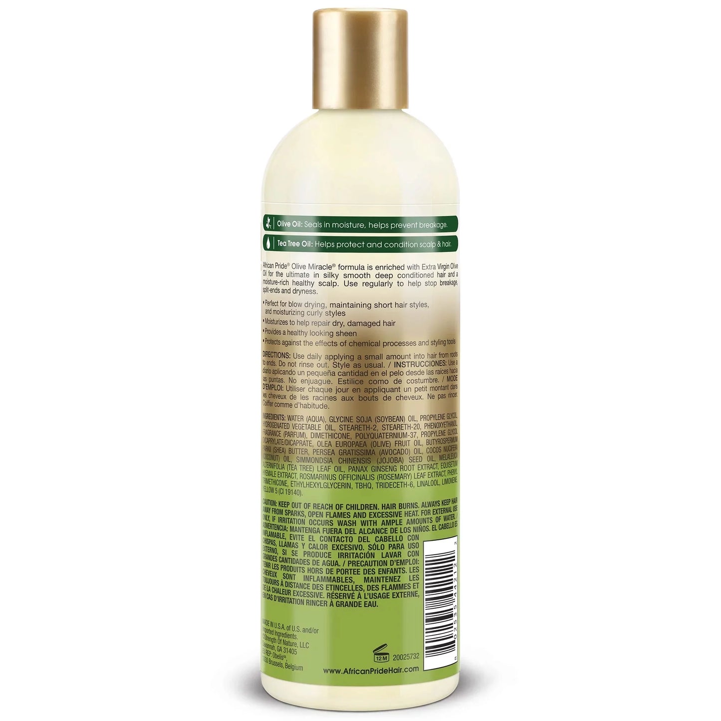 Olive Miracle Moisturizer Lotion, 12 Oz