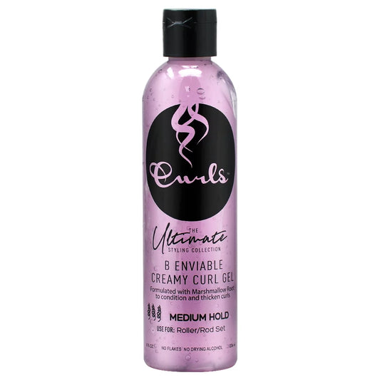 the Ultimate Styling Collection B Enviable Creamy Curl Gel Medium Hold, 8 Ounces, PINK