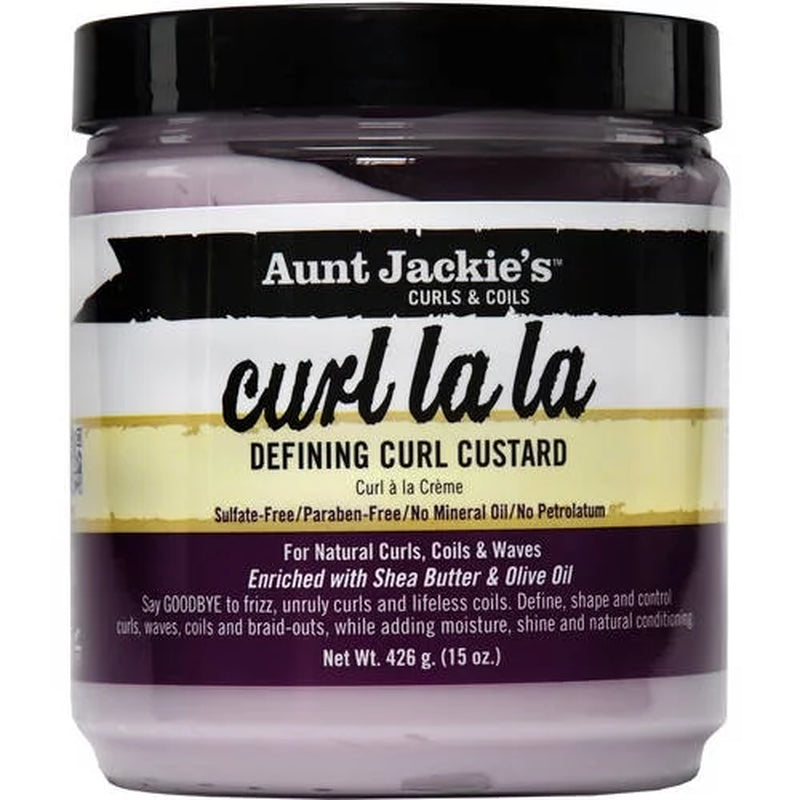 Curl La La Moisturizing Shine Enhancing Hair Defining Custard Cream, 15 Oz