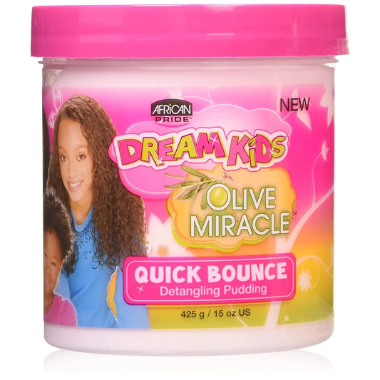 Dream Kids Olive Miracle Quick Bounce Detangling Hair Pudding 15 Oz., Pack of 6