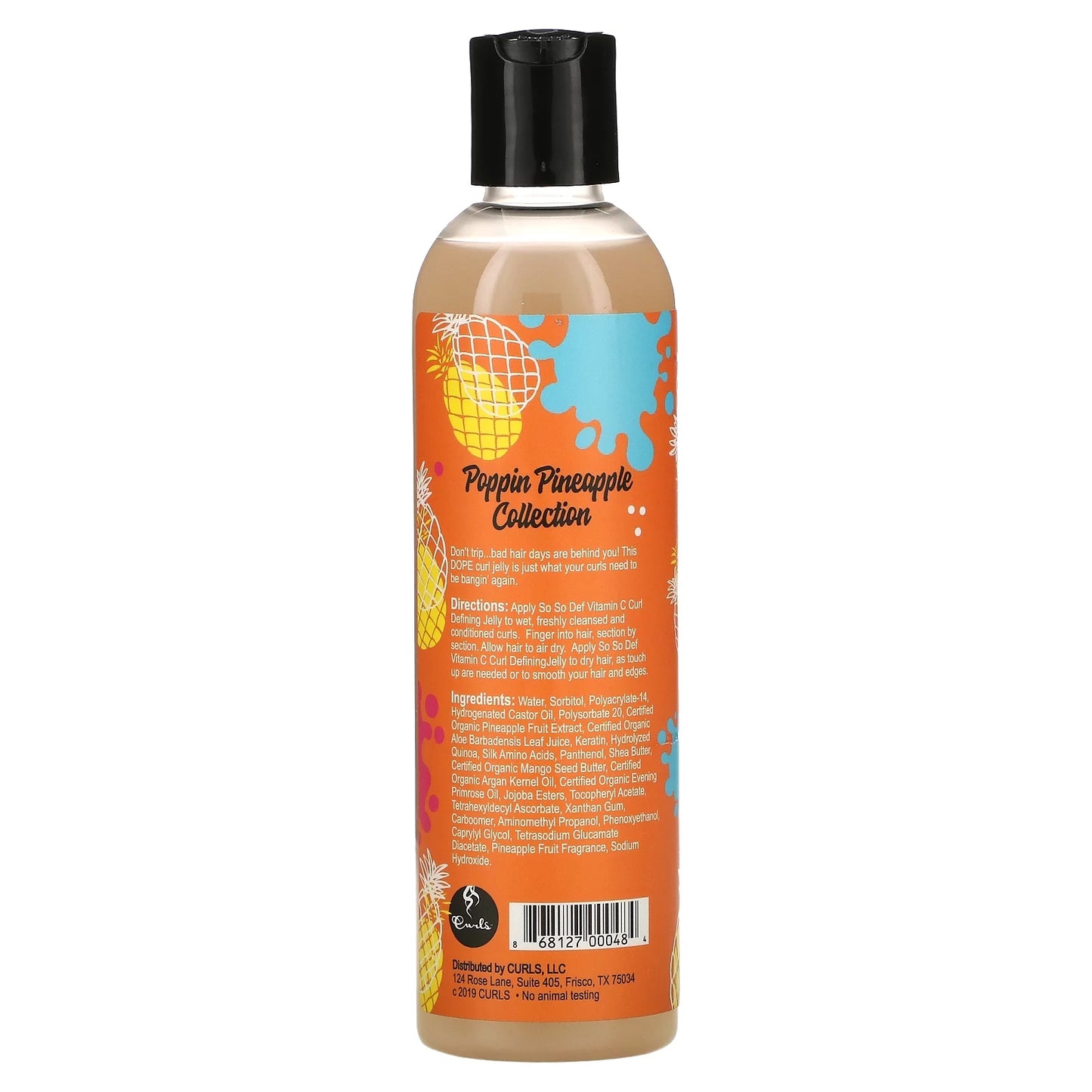 , Poppin Pineapple Collection, so so Def, Vitamin C, Curl Defining Jelly, 8 Oz (236 Ml)